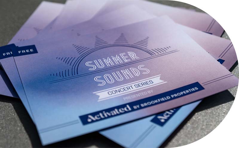Summer Sounds Concert Series packet hosted by Arch Meeting Management